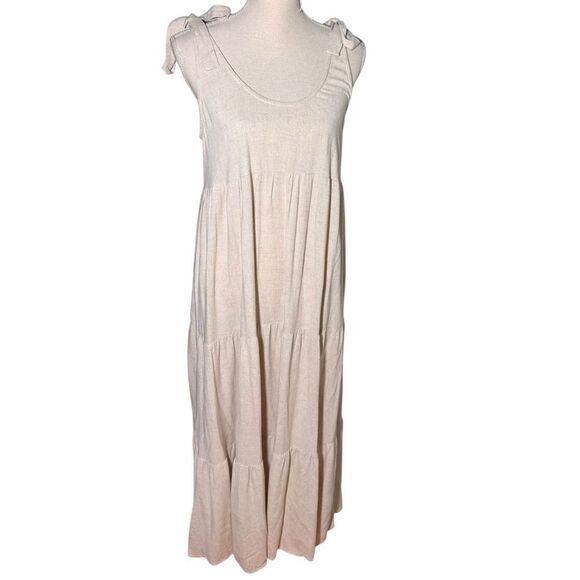 Rachel Pally Linen Adelaide Dress in natural - Picture 4 of 7